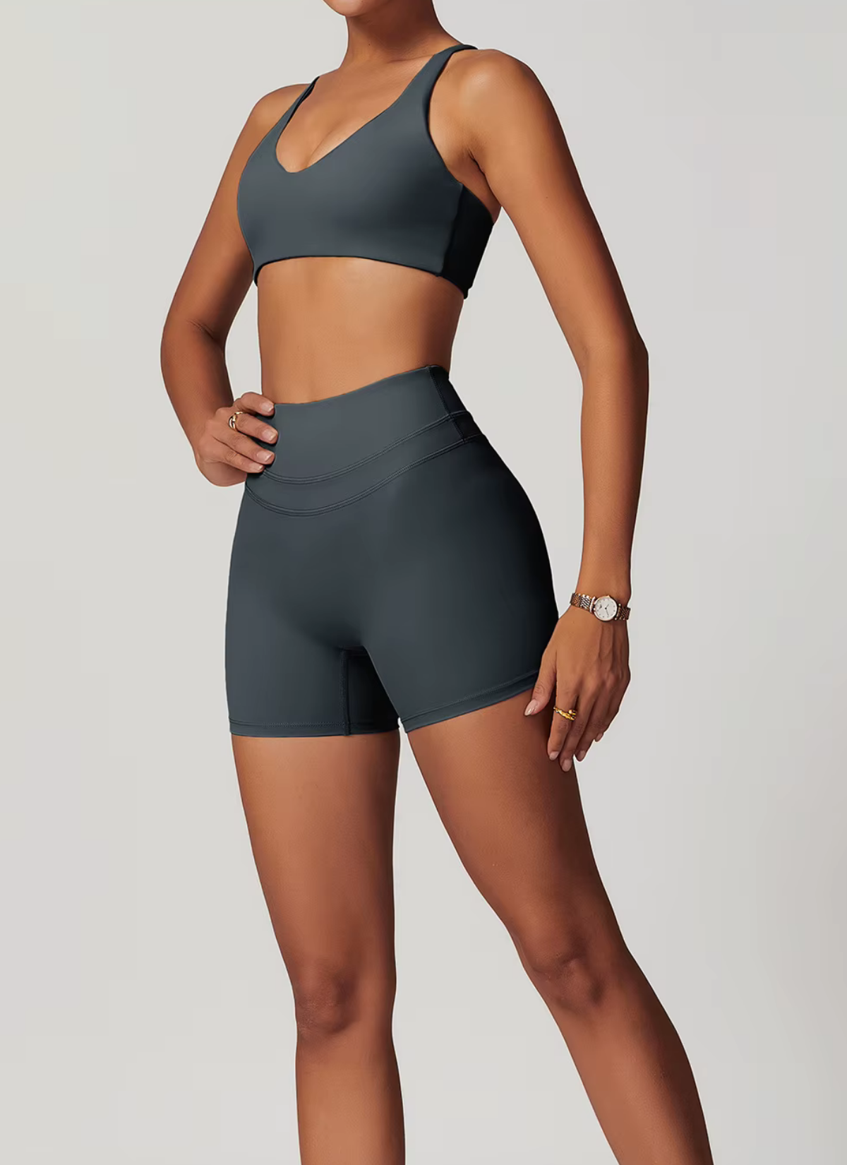 Studio Sports Bra - Deep Slate
