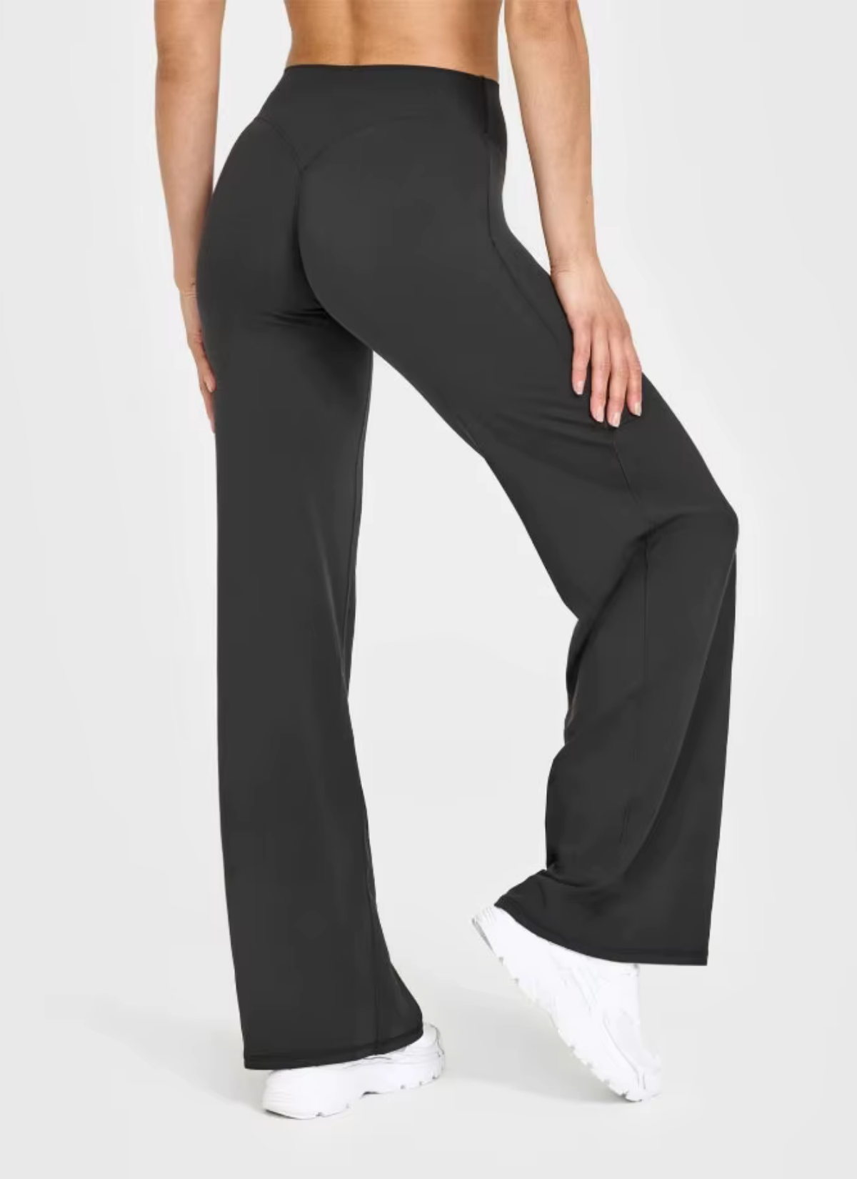 Aero High-Waist Flared Leggings - Black