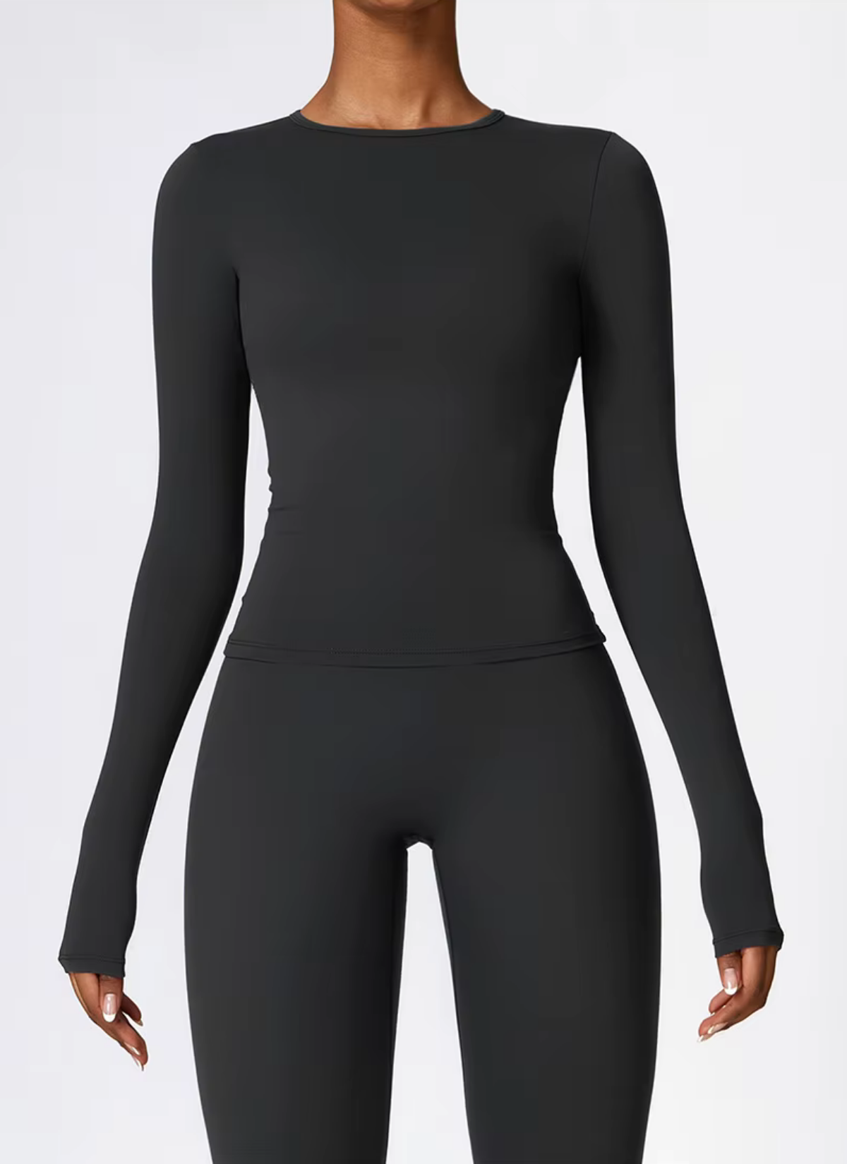 Aero Long Sleeve Top - Black