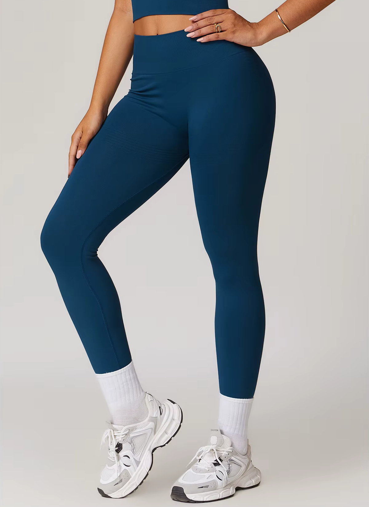 Axis High-Waist Seamless Leggings - Deep Navy