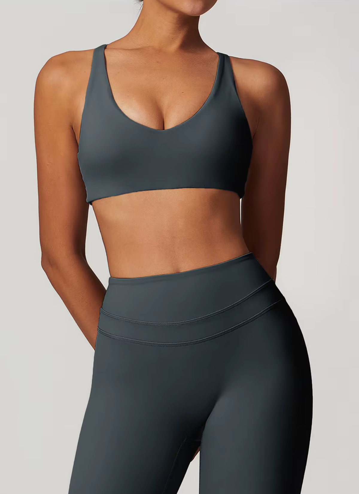 Studio Sports Bra - Deep Slate