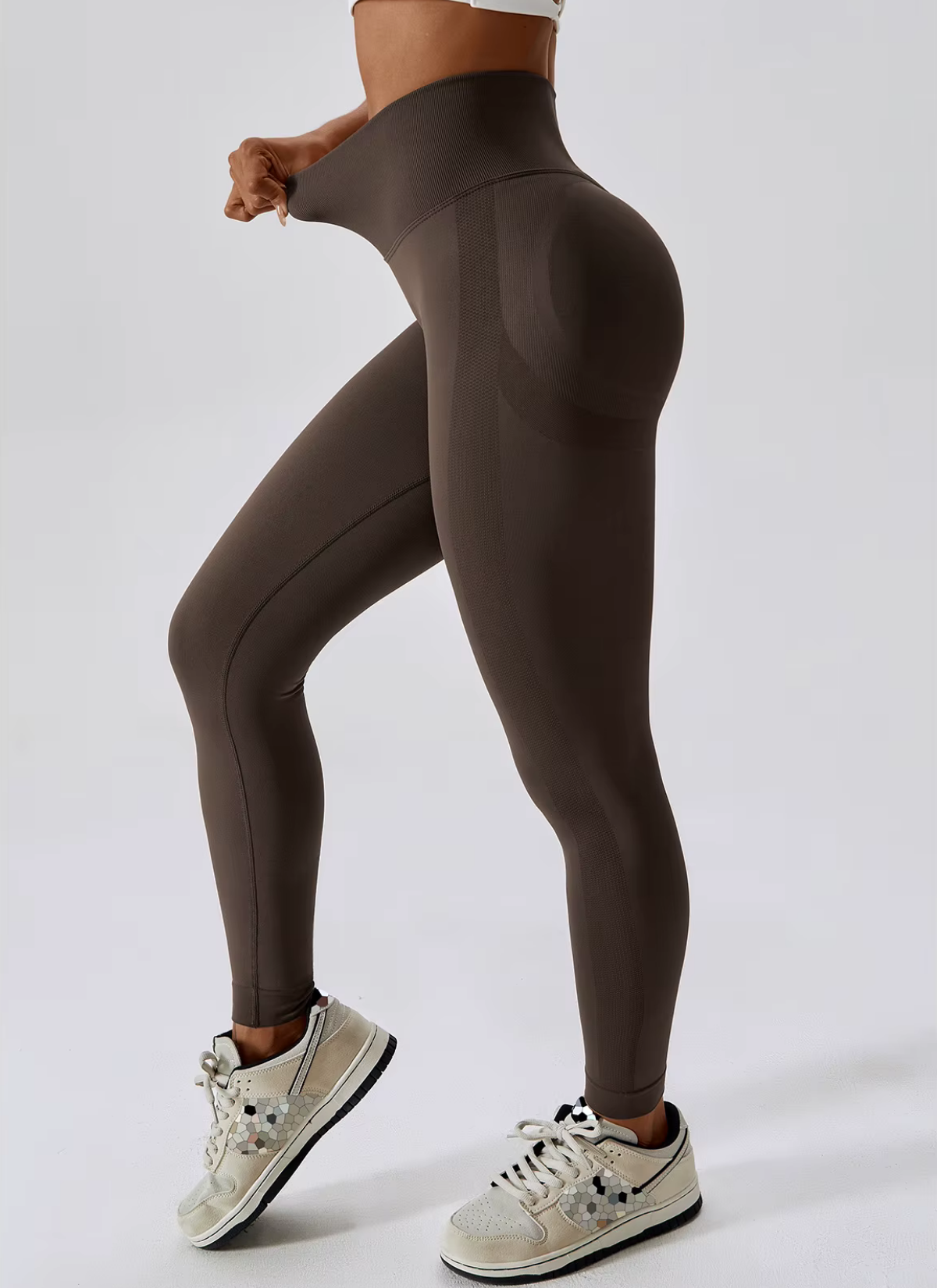 Form High-Waist Leggings - Mocha Brown