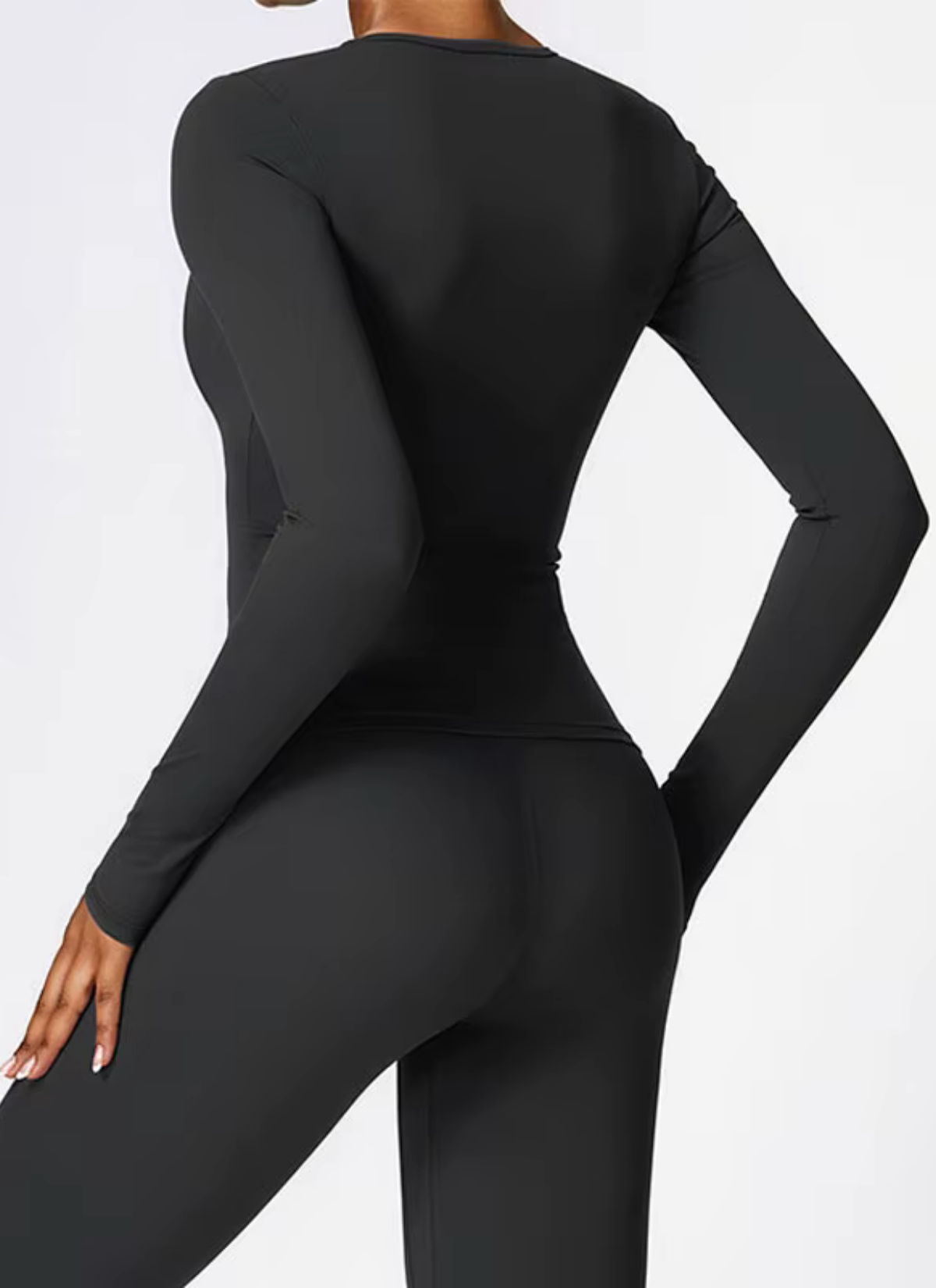 Aero Long Sleeve Top - Black