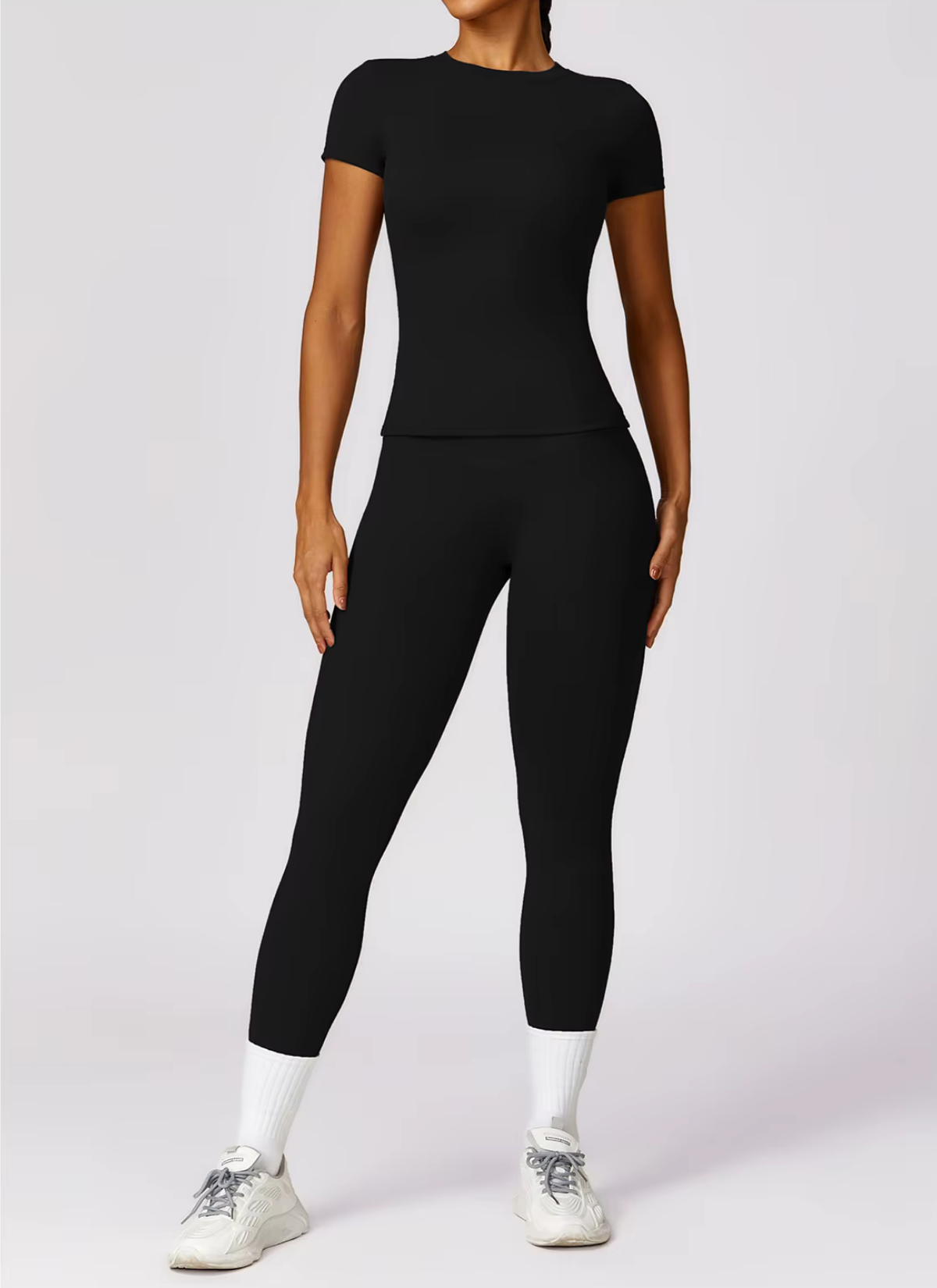 Aero Tight Short Sleeve Top - Black