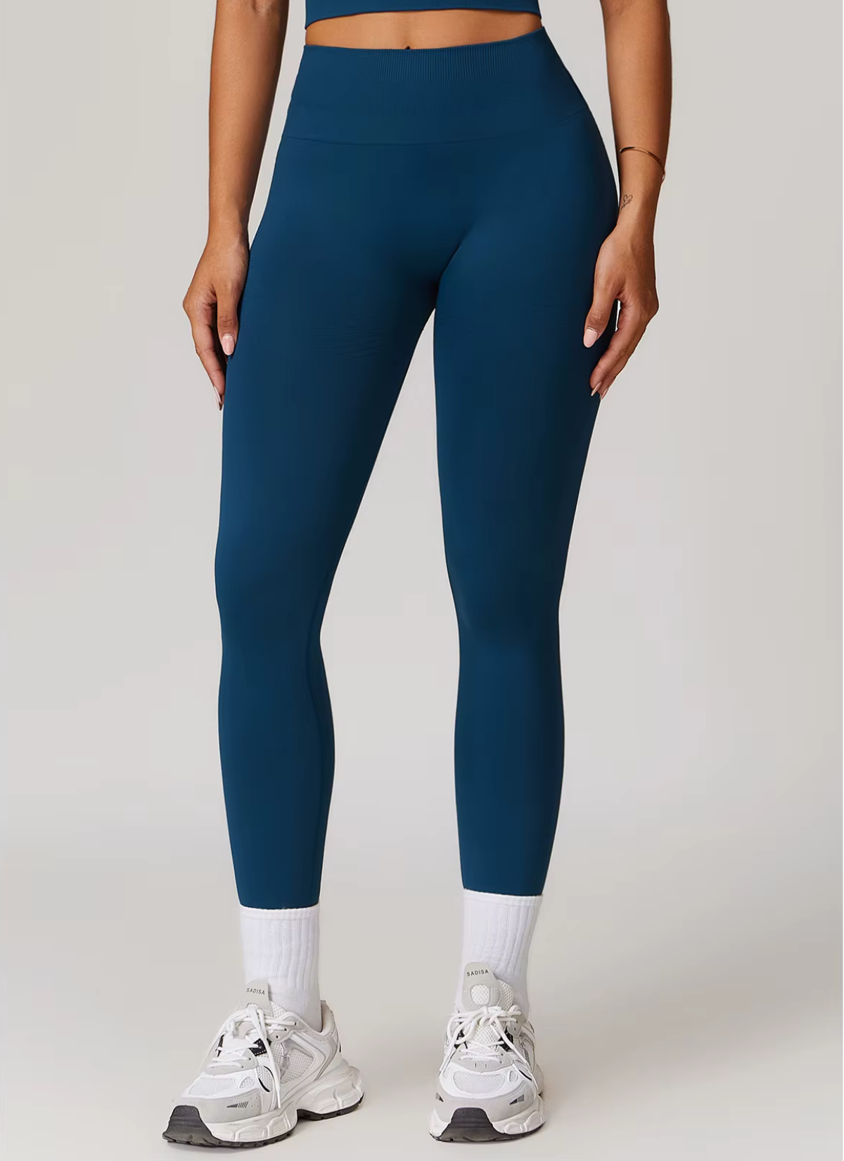 Axis High-Waist Seamless Leggings - Deep Navy