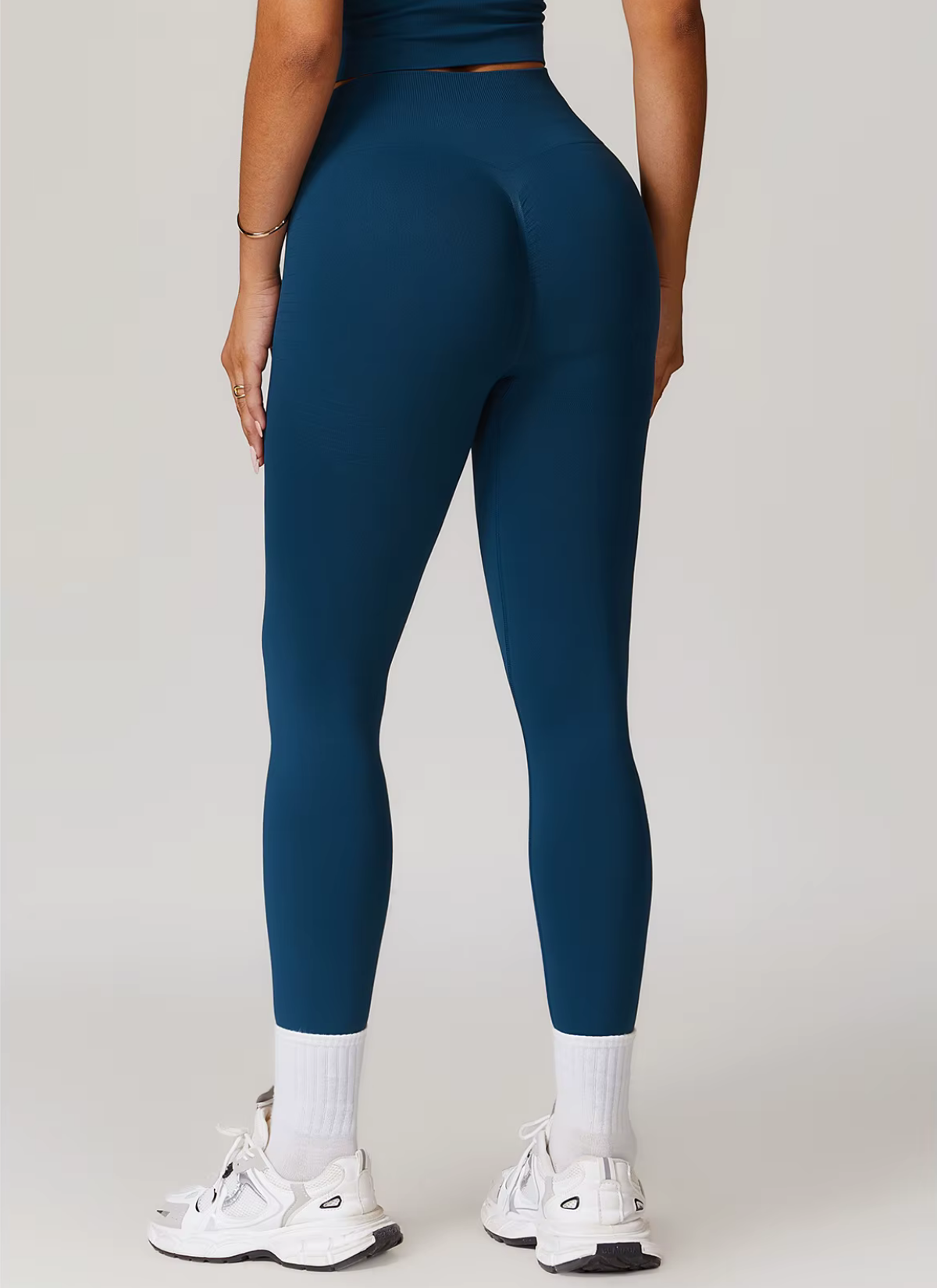 Axis High-Waist Seamless Leggings - Deep Navy